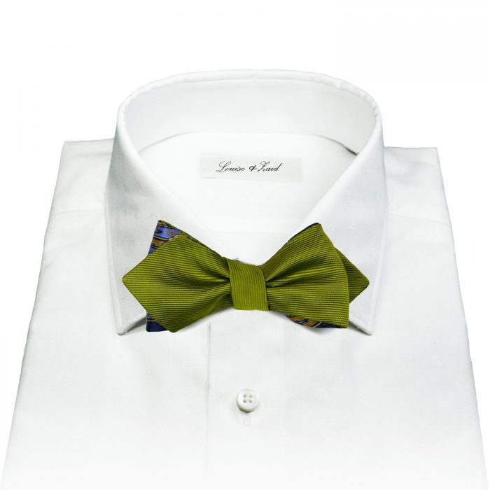 Green & Paisley Bow Tie